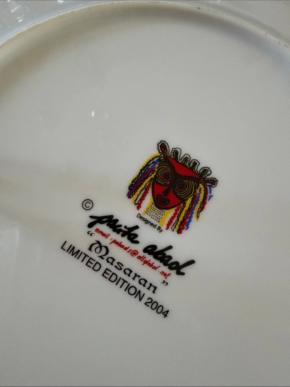 Pacita Abad limited edition plate